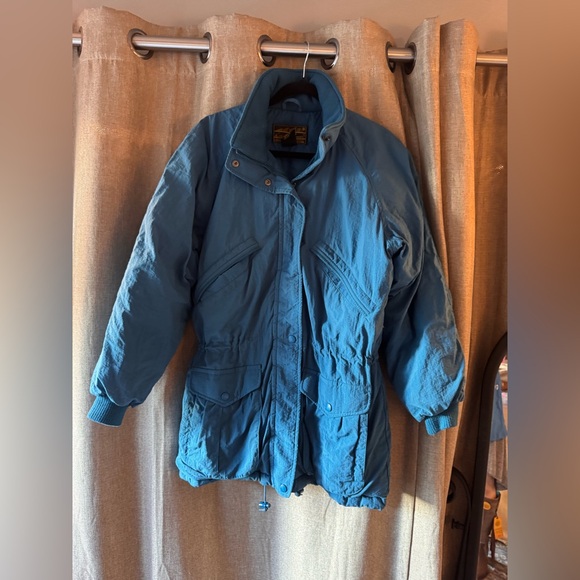 Vintage Eddie Bauer Goose Down Blue Women's Parka (no hood)